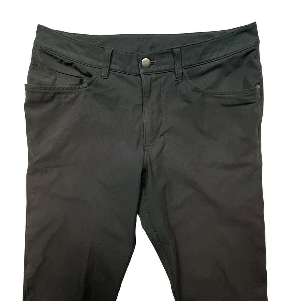 Lululemon ABC Pant Mens Gray Five Pocket Technical Trousers Size 31